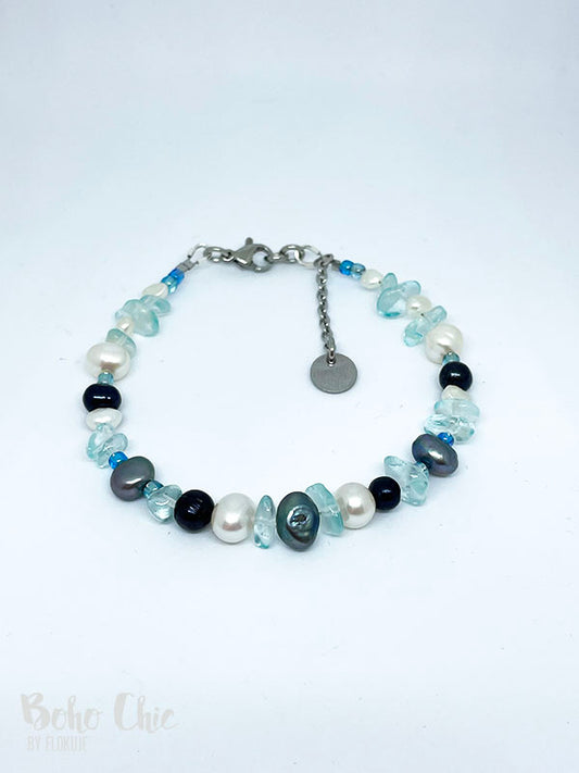 JaloKuje-helmirannekoru, akvamariini