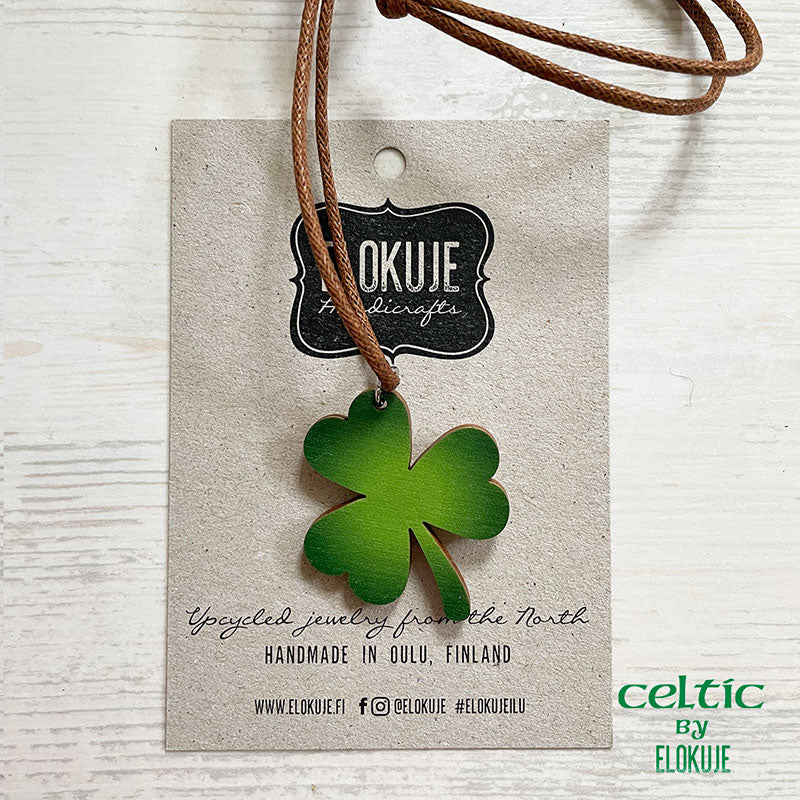 Celtic pendant – Green Shamrock