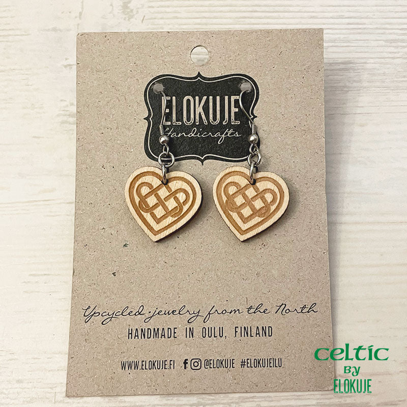 Celtic-korvakorut – Heart Knot -korvakorut