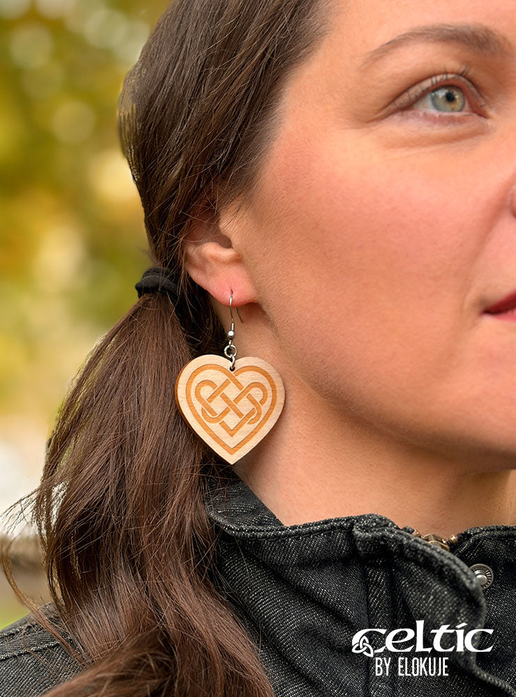 Heart Knot -korvakorut, Celtic Collection (isot)
