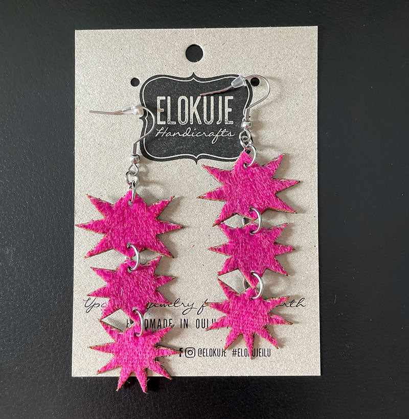 ChaChaCha karvapiikkihiha-korvikset, pinkki
