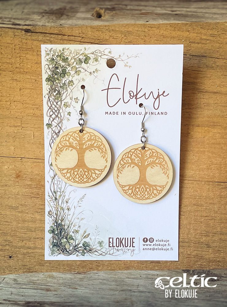 Tree of Life earrings, Celtic Collection