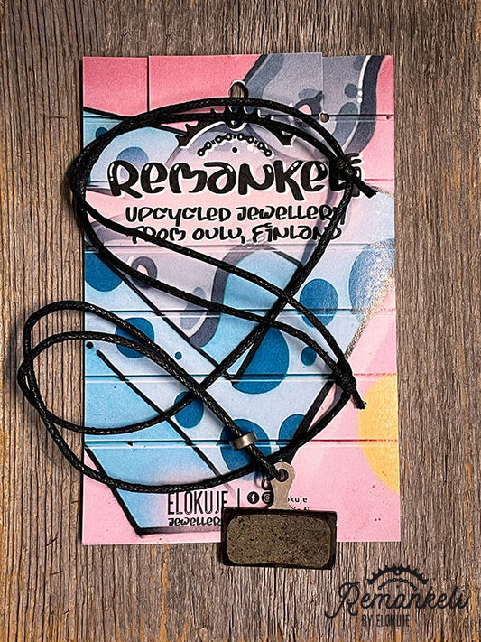 Remankeli bicycle break pad necklace
