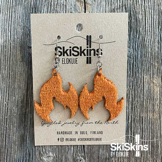 SkiSkins-korvikset, oranssi liekki