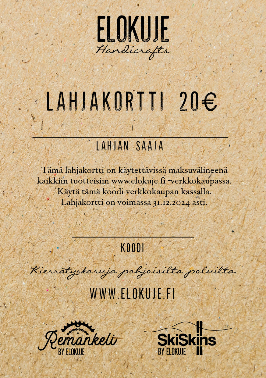 Elokuje Gift Card