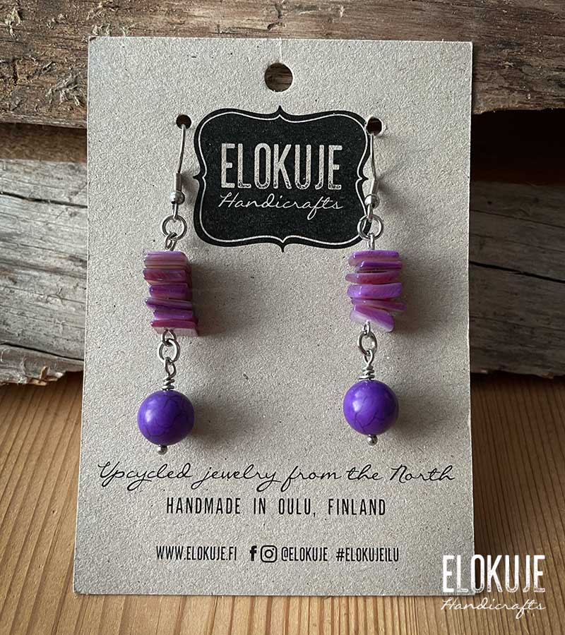 JaloKuje agate stone earrings