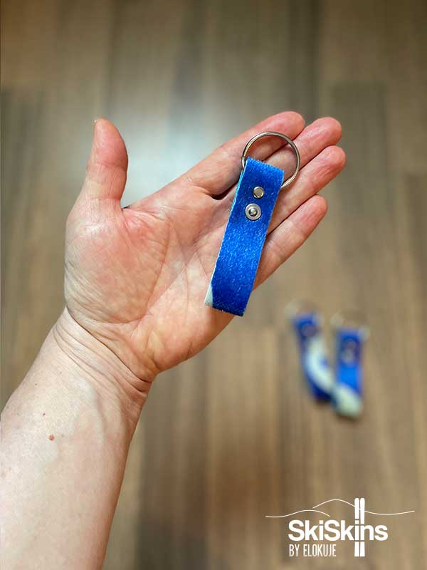 SkiSkins key holder, blue Colltex // POW //