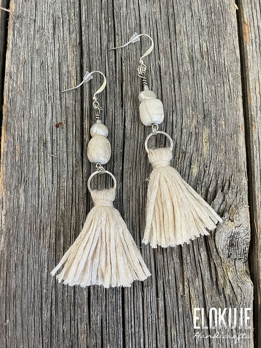 Boho Chic tasselikorvakorut #1