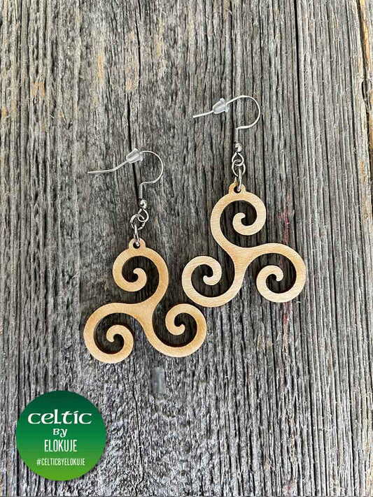 Celtic Triskelion Earrings