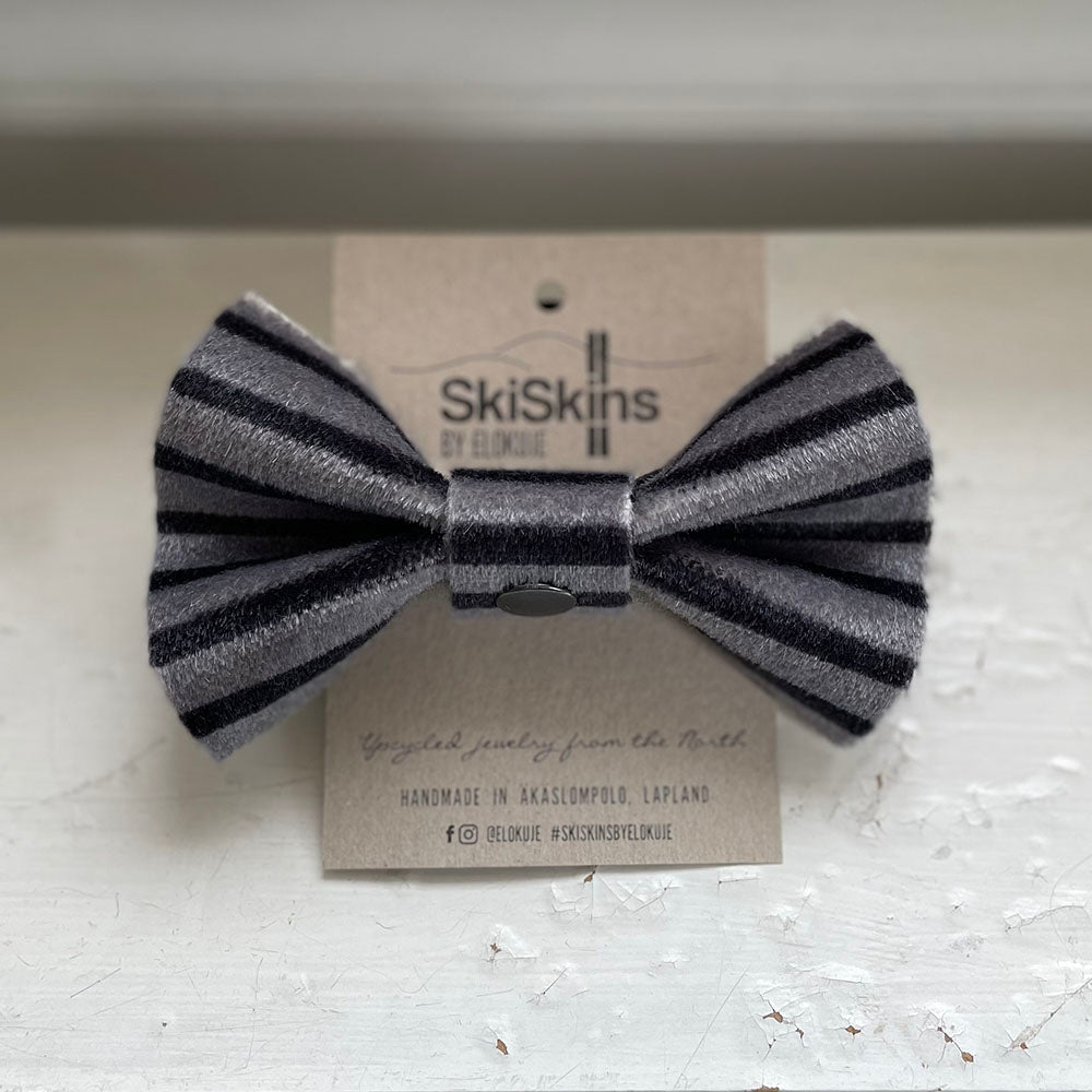 SkiSkins Bow Tie, gray-black
