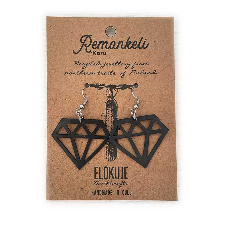 Remankeli-korvakorut sisäkumista - Timantti